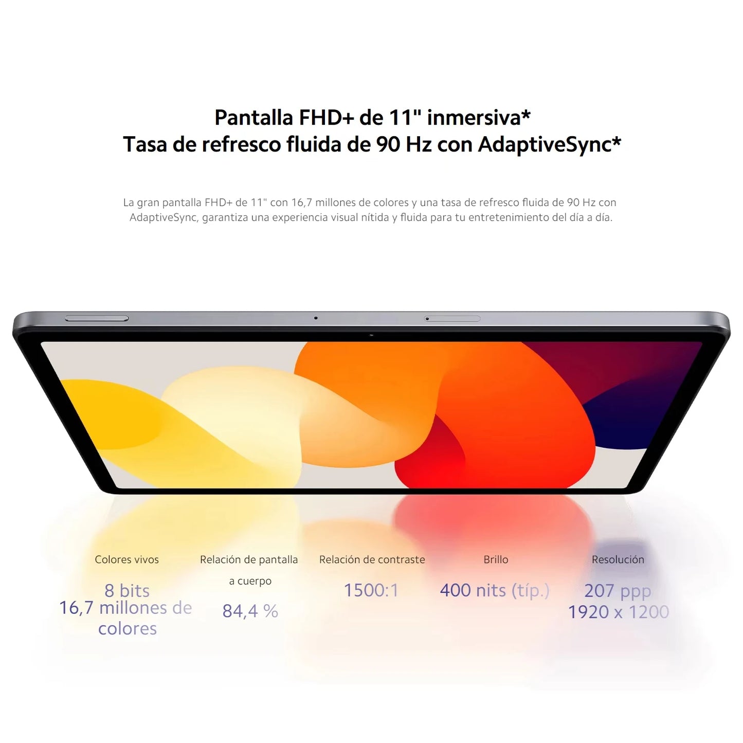 Tablet Xiaomi Redmi Pad SE 11" 8GB/256GB Wifi without Charger EEA Version