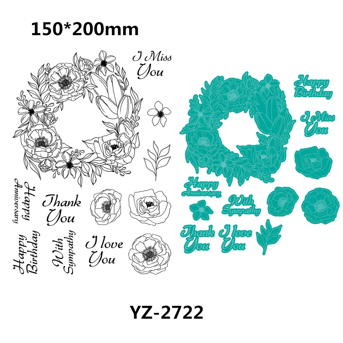 Just Married Celebrae You Father's Day Patriotic Heroes Cutting Dies Clear Stamps Scrapbooking New 2025 Frame Card Craft
