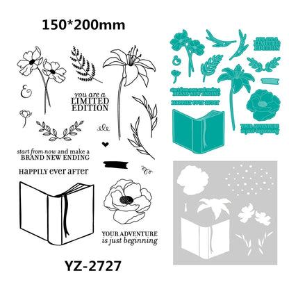 Just Married Celebrae You Father's Day Patriotic Heroes Cutting Dies Clear Stamps Scrapbooking New 2025 Frame Card Craft