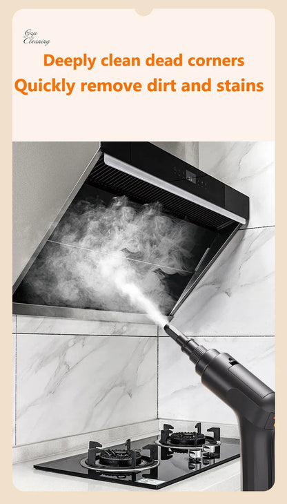 1.6L Handheld Steam Cleaner for Home, Multi-Purpose Portable Steamer for Floors, Tiles, Grout, Carpet, Windows 2500W Powerful