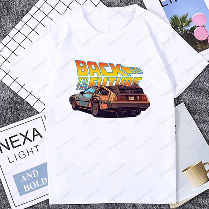 Mens Clothing  Doc Brown Back To The Future Back To The Future 1.21 Gigawatts Fun Tops Tee T Shirt Loose Tops T-Shirt