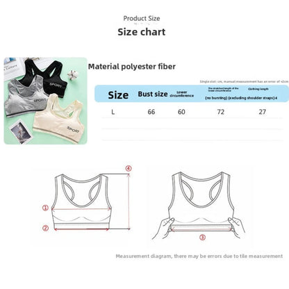 Lightweight Padded Teen Sports Bra