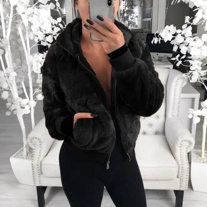 Casual Solid Long Sleeve Women's Hoodie