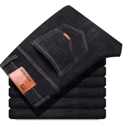 Comfort Fit Straight Denim Jeans