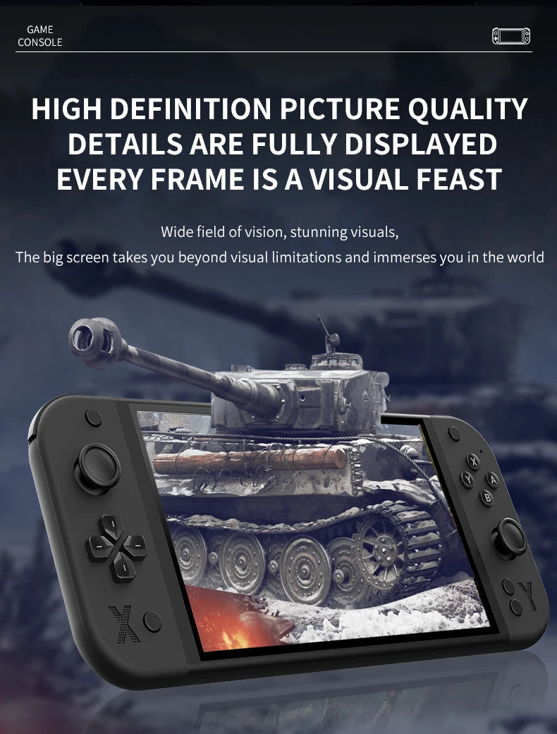 G90 retro arcade handheld console offers long battery life and a lightweight, portable design, and can be connected to a TV, mak