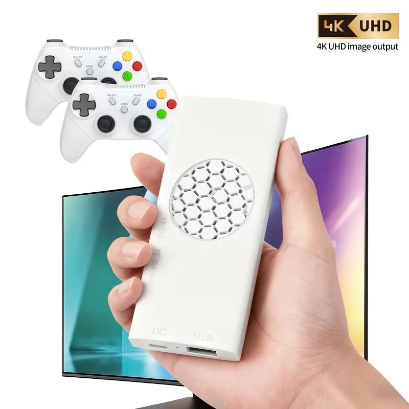 G99 Plug & Play TV Game Console – 4K, Dual Controllers
