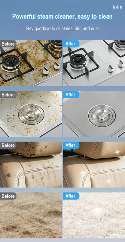Portable Handheld High Pressure Steam Cleaner Household Multifunctional Steam Cleaning Machine Kitchen Hood Air Conditioner Car