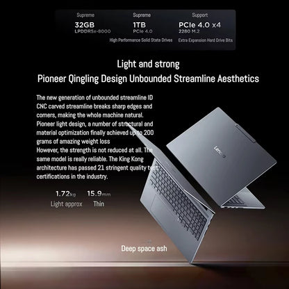【2025 New】Lenovo Xiaoxin Pro 16 GT AI7-350/860M AI9-365/880M 32G+1TB 16inch 2.8K 120Hz OLED Screen
