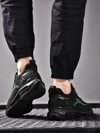 High Quality Sneakers Male Trend Black Platform Basketball Shoes Men Casual White Sport Walking Sneakers Men's Trainer 2025