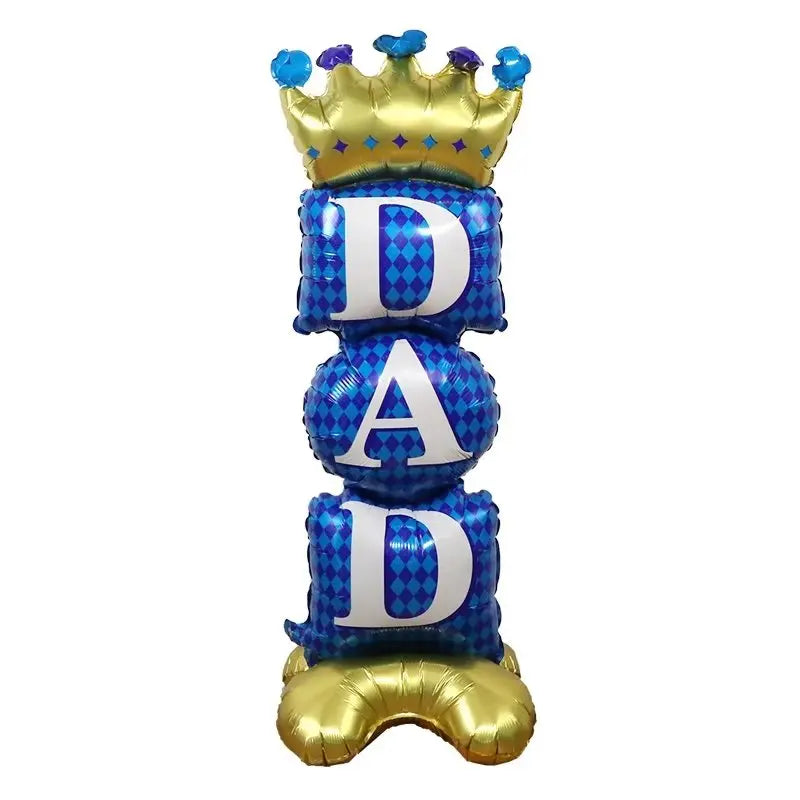 1pc Mother's Day Decorations Balloons I Love You Mom Dad Happy Father's Day Aluminum Film Balloons Mothers Gifts Supplies Globos