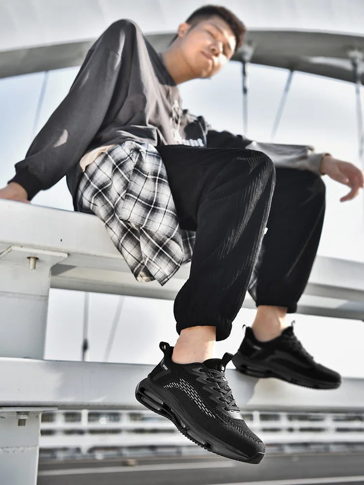High Quality Sneakers Male Trend Black Platform Basketball Shoes Men Casual White Sport Walking Sneakers Men's Trainer 2025