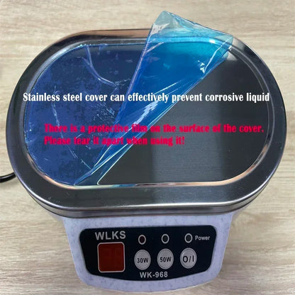 30/50W Ultrasonic Cleaner Sonicator Bath 40Khz Degas for Watches Contact Lens Glasses Denture Teeth Electric Bath for Jewelry EU