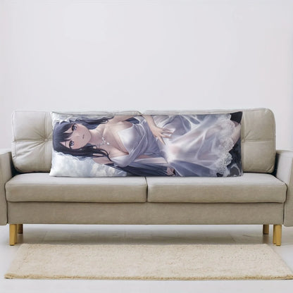 【 Customization 】 1 Father's Day gift for father 1 customized photo pillowcase, 50.8x137.16cm double-sided print, extra long bed
