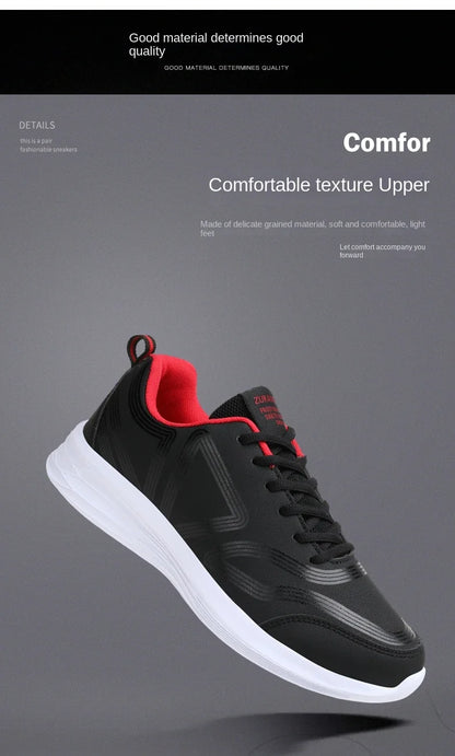Black Sneakers Comfortable Sports Running Shoes For Men Tenis Masculinos Autumn Lightweight Casual Shoe Zapatillas Hombre