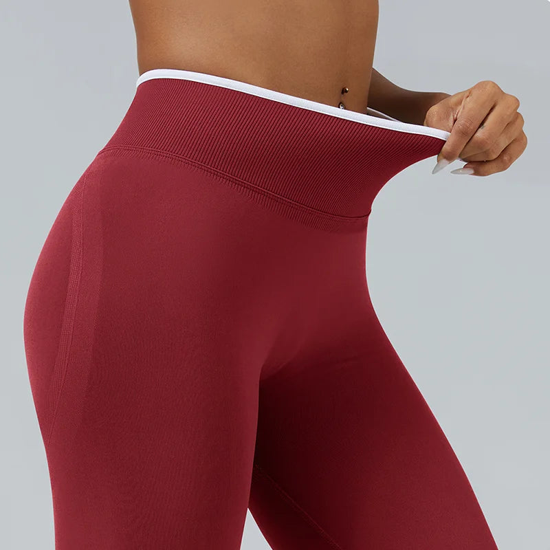 Yoga Pants Sport Leggings Women Seamless High Waist Scrunch Booty Peach Push Up Tights Fitness Workout Leggins Gym Clothes