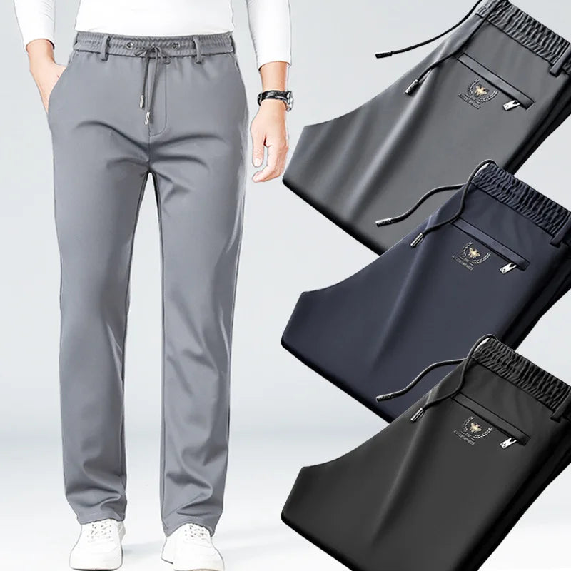Ice Silk Quick Dry Casual Trousers
