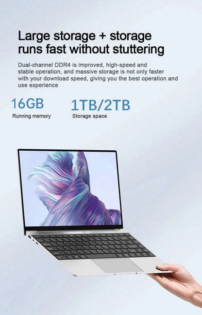 Intel Core i9-10980hk 14.1” Gaming i9 Laptop Windows 11 16GB RAM 1/2TB M.2 SSD Laptops 4K HD Gaming Notebook PC