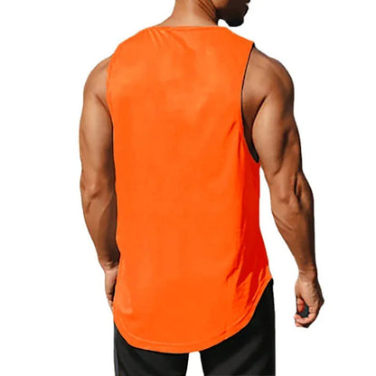 Japanese Anime Turtle Script Printed Mens Gym Clothing Fitness Vest Quick Dry Bodybuilding Tank Top Muscle Sleeveless Shirt