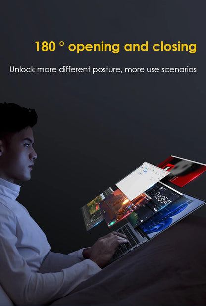 ACEKAMAS 14.1" intel Core i9-10980HK laptop 16GB RAM 1/2TB SSD Portable laptops Windows 11 Pro Office Gaming Notebook computer