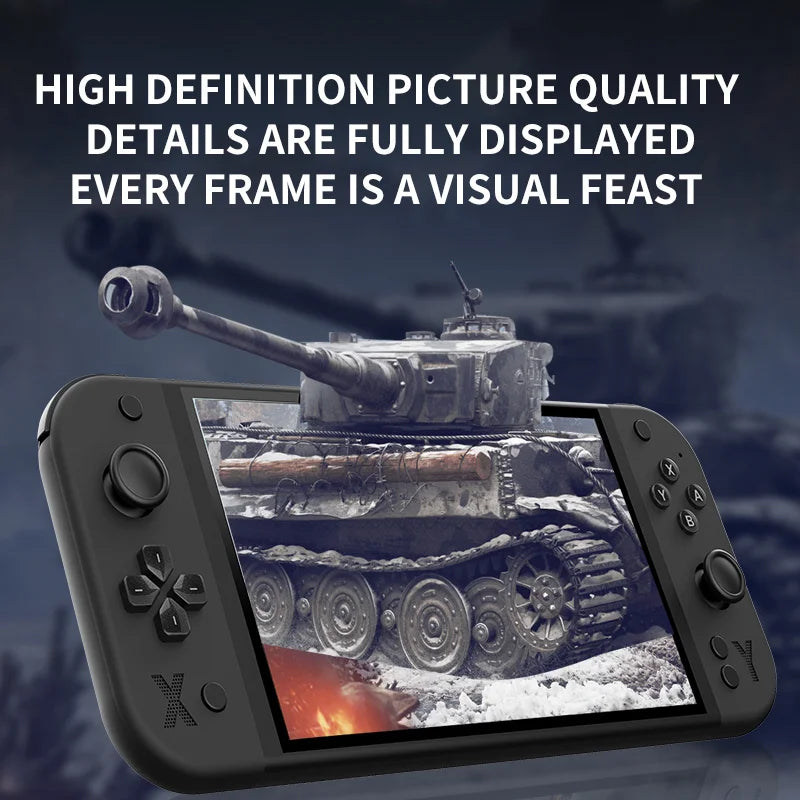 G90 Handheld Retro Console – 7" Screen, 64GB, 4000mAh