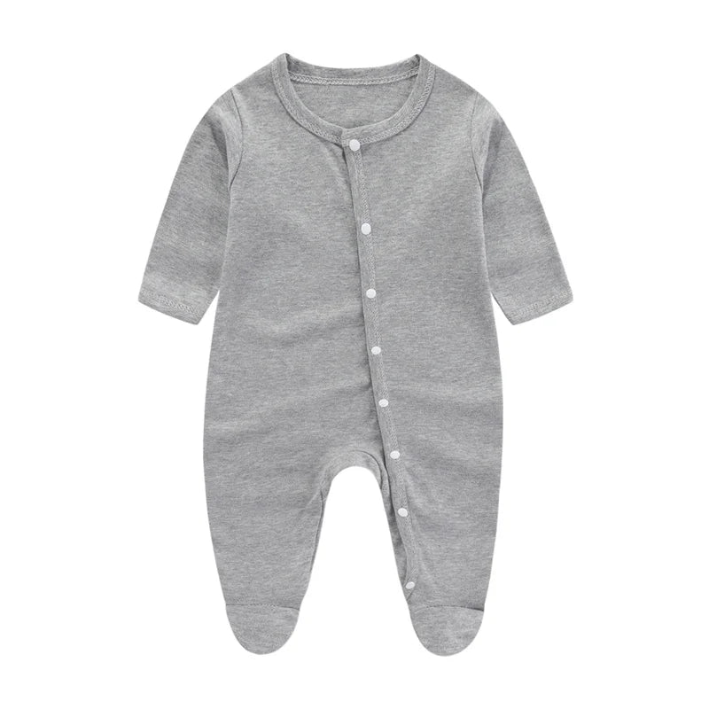 Newborn Unisex Romper Bodysuit – Soft Cotton, 0-9 Months
