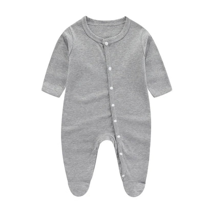 Newborn Unisex Romper Bodysuit – Soft Cotton, 0-9 Months