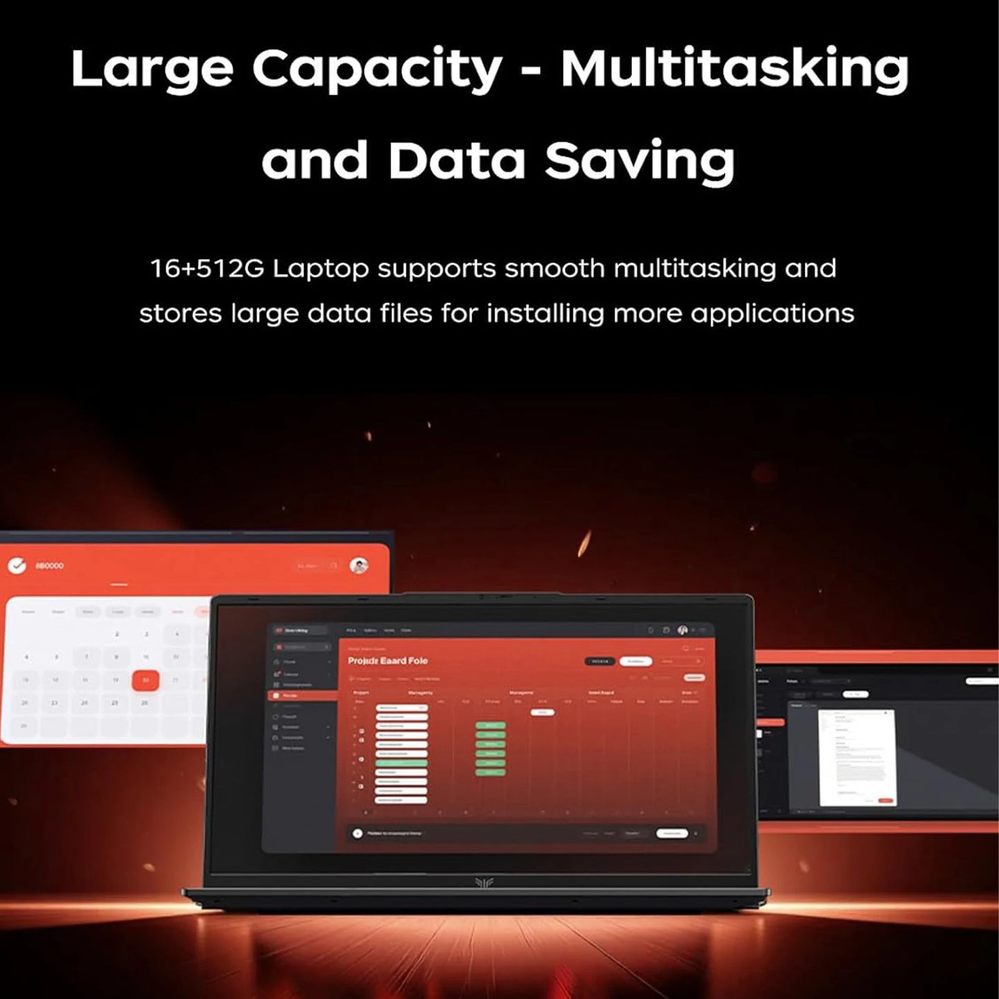 KAMRUI 15.6 Gaming Laptop with AMD Ryzen7 7730U 16GB DDR4 RAM 512GB SSD WiFi 6 Windows 11 Laptop Computer for Video Editing