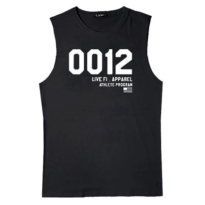 Men's Summer Fitness Tank Top Gym Workout Running Sleeveless Vest Bodybuilding Singlet Muscle Cotton Shirt Man Sports Casual Top