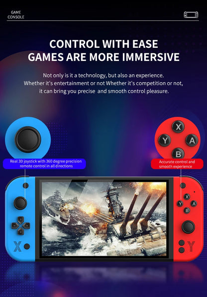 G90 retro arcade handheld console offers long battery life and a lightweight, portable design, and can be connected to a TV, mak