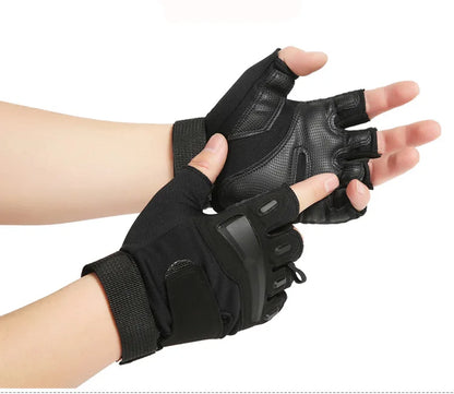 Cycling Tactical Gloves Half Finger Men Women Outdoor Fitness Gloves Spring Summer Anti Slip Wear-Resistant Gym Dumbbells Gloves