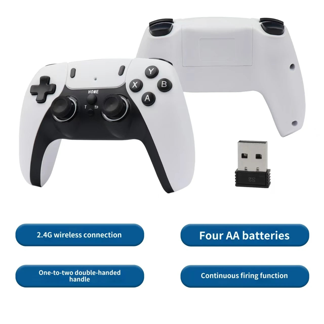 Wireless Gaming Controller For PS1 PS2 PS3 PC Android Wireless Controller Video Game Handheld Game Console Entertainment Gamepad