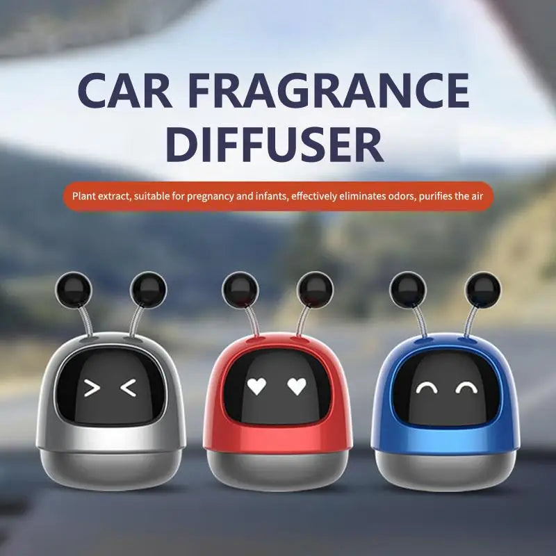 Car Air Freshener Auto Creative Anime Shaking Robot Air Vent Decoration Center Console Outlet Aromatherapy Automotive Interior