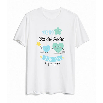Our First Father's Day Spanish Printed Baby & Dad Matching Clothes Daddy T Shirts Tops Infant Bodysuit Fathers Day Family Outfit