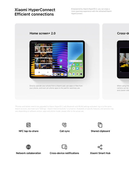 Global Version Xiaomi Pad 7 Tablet 11.2" 3.2K Display Snapdragon 7+ Gen 3 Octa-core CPU 8850mAh 13MP Camera 144Hz 45W Charging