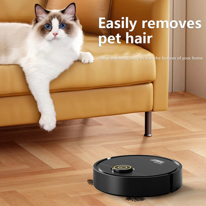 Smart Sweeping Robot Sweeping Suction Mopping 3-in-1 USB Rechargeable Vacuum Home Appliance For Floors Countertops Pet Hair