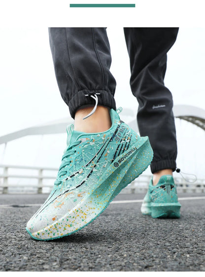 Men's Sneakers Trend Walking Speciality Carbon Board Marathon Sports Shoes Male Running Athletic Nonskid Sneakers﻿ For Women