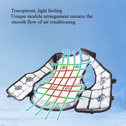 New Model PCM Cooling Jacket for Summer Cooling, Suitable for Outdoor Construction Sites, Fire Fighting and Refrigeration.