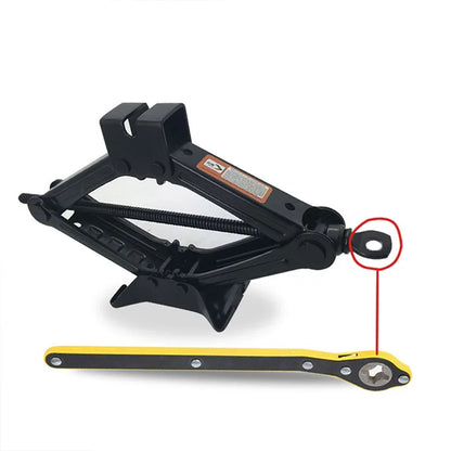 Automotive Labor-Saving Long Handle Jack Ratchet Wrench Automotive Key Tire Suspension Ear Wrench Automotive Maintenance Tool