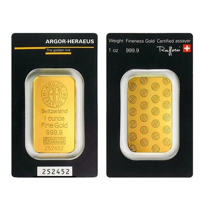 Gold Bar Replica 1oz 31g Brass Gold Plated With Serial Number Collectible Piece Home Display Desk Decor Gift For Collectors
