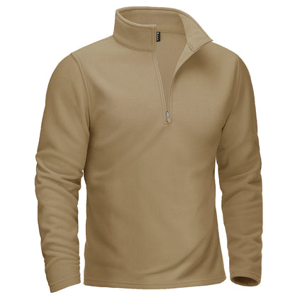 TACVASEN Quarter-Zip Pullover Tops Mens Turtleneck Fleece Sweatshirts Casual Warm Sweater Athletic Running Sports Hoodie Shirts