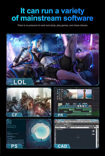 2026 Gaming 15.6"Laptop Intel Core i9 10980HK/i9 9900U Computer 16GB RAM 1TB 2TB 1920*1080 Fingerprint Unlock Backlit Windows 11