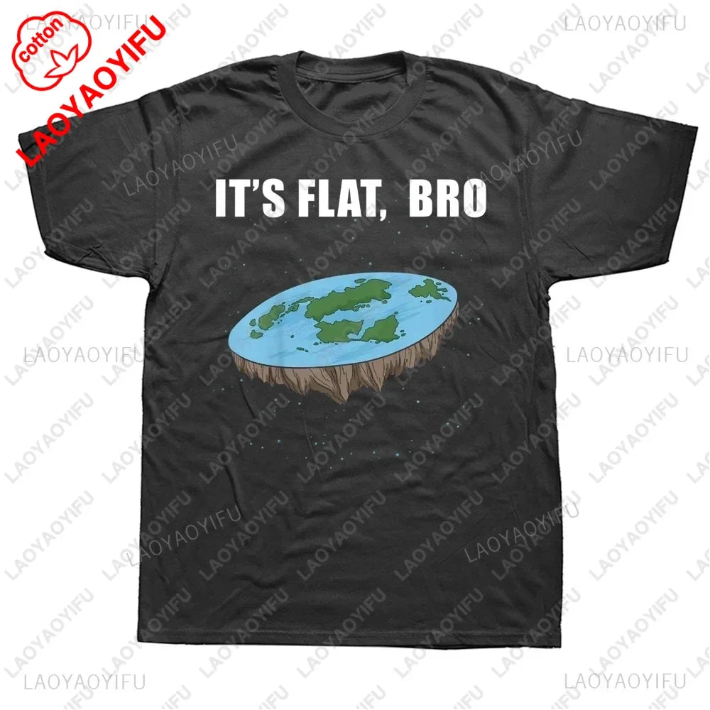 Funny Flat Earth Astronaut Well That Sucks T-Shirt Retro Male T Shirts Summer Breathable Outdoors Woman Man Graphic T Shirts