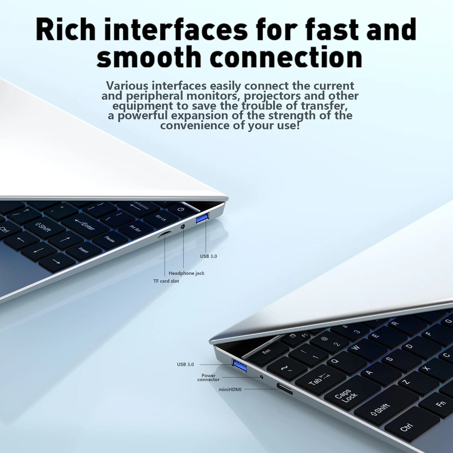 2026 New 15.6 Inch FHD Laptop Intel Core i7-8650U 32GB RAM 2TB SSD Windows 11 Pro Ultra Slim Gaming Office Study Notebook