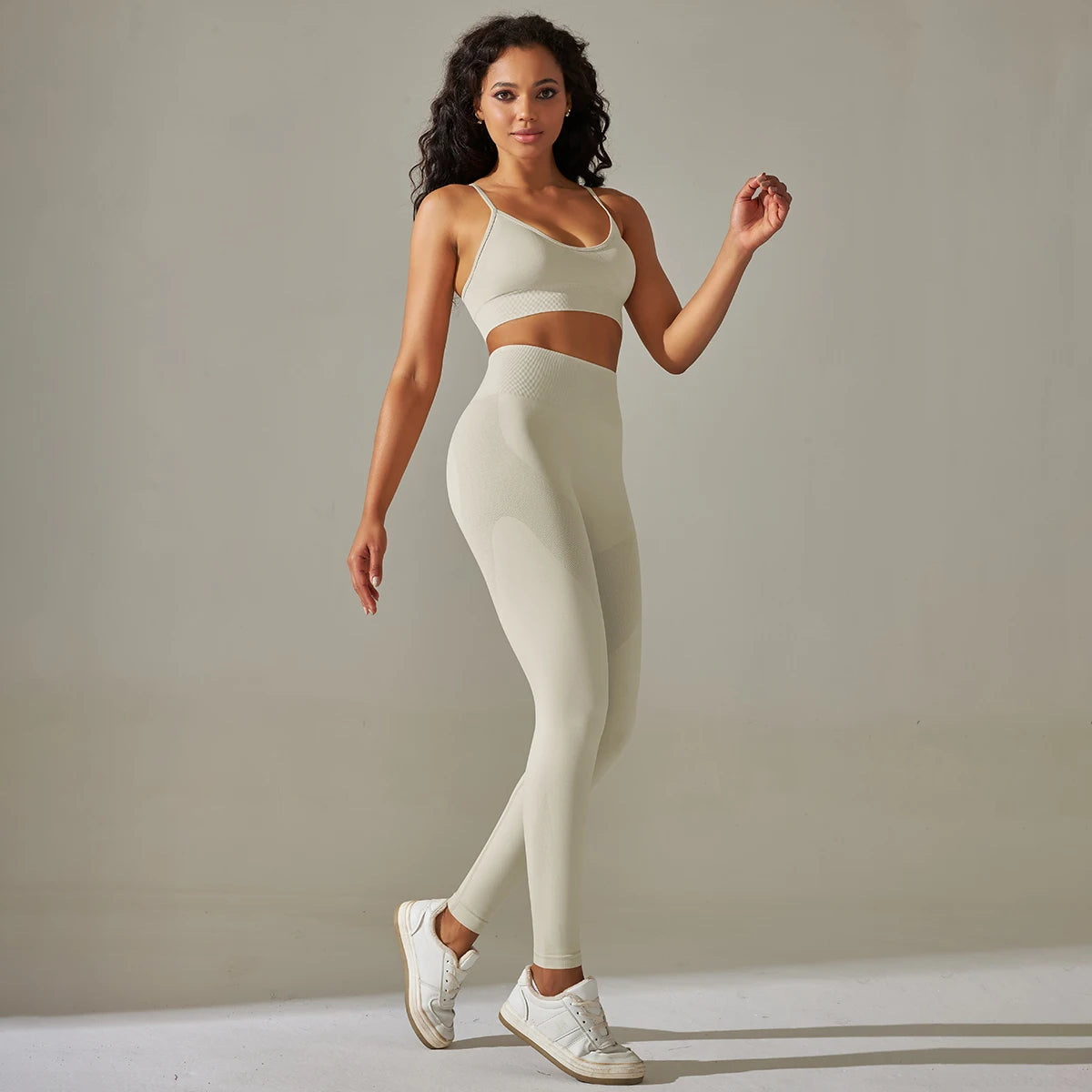 Yoga Leggings Set Workout Outfits for Women Sport Bra Leggings Seamless High Waist Yoga Leggings Sets Fitness Gym Clothing Wear