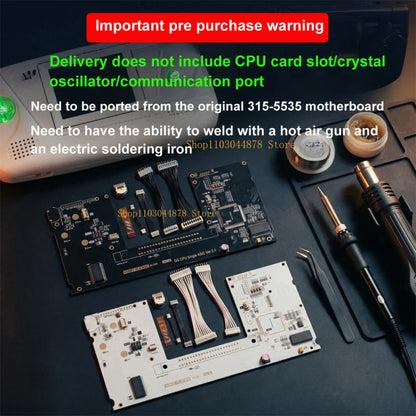 GAMEGEAR GG RGB Replacement Motherboard (Single-Chip, No CPU)