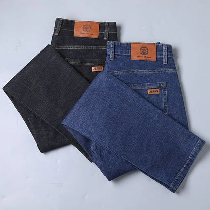 Comfort Fit Straight Denim Jeans