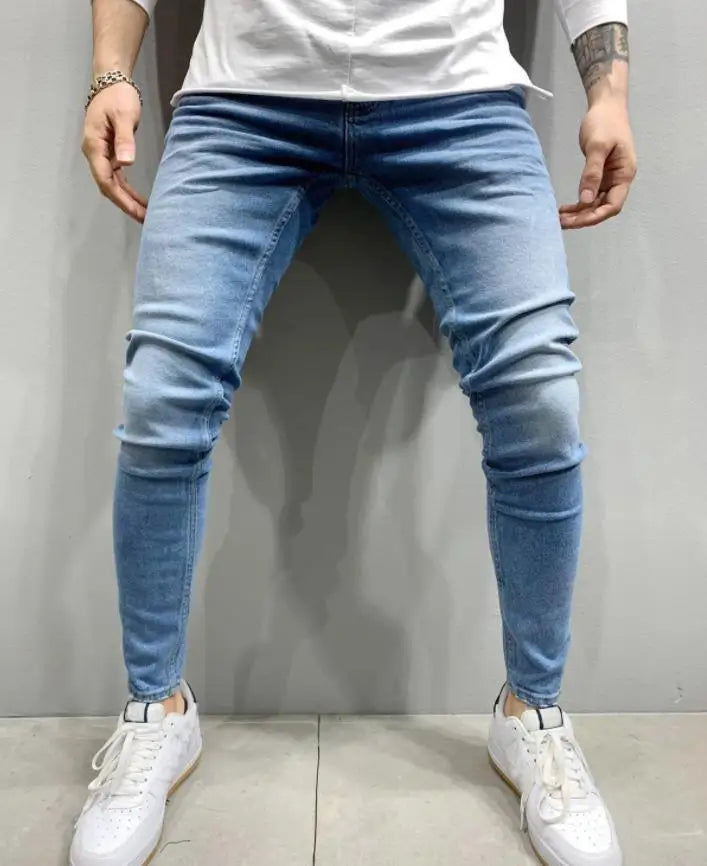 Stretch Slim Baggy Jeans