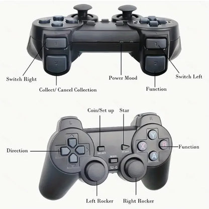 Wireless Video Game Stick 2.4G Dual  Joystick Console Gaming Stick 4K 20000+ Gaming Retro Gaming Thanksgiving Gift