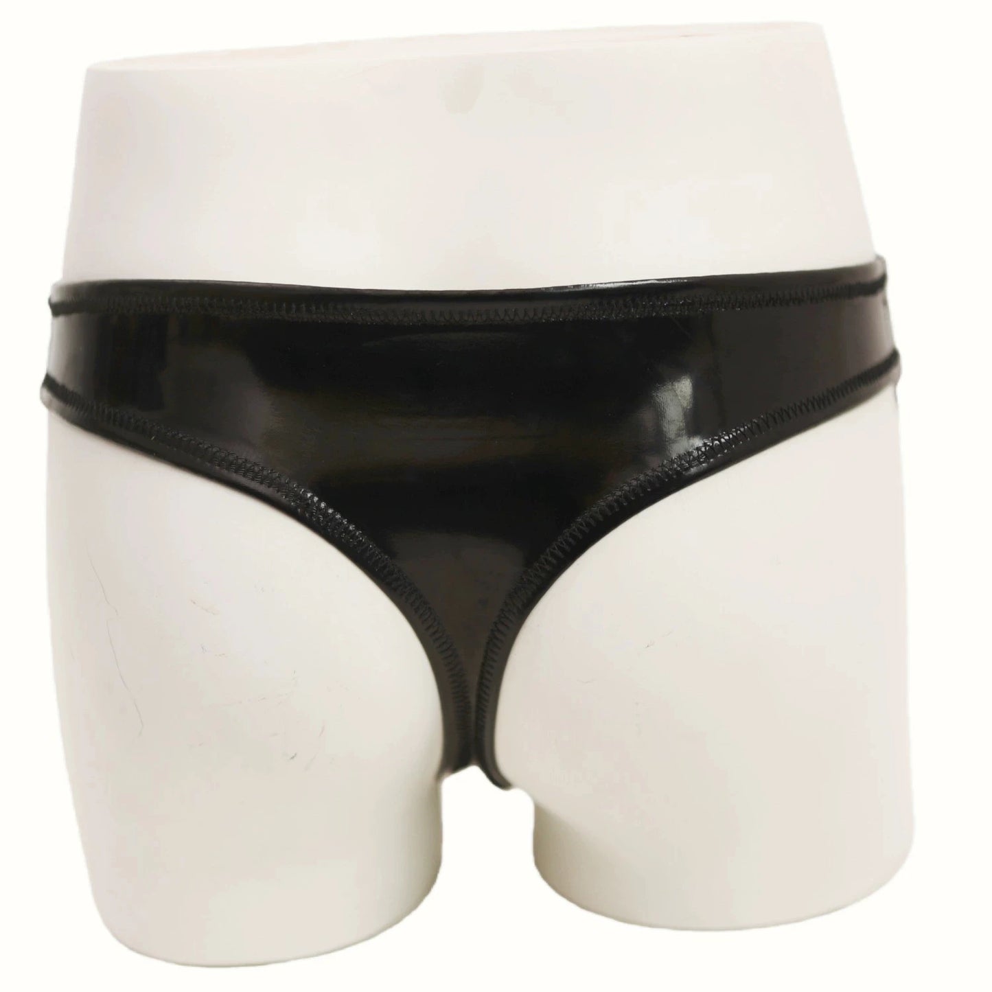 Shiny Matt Double Sided PU Leather Bikini Hot Shorts Wet Look PVC Briefs Reversible Tangas Sexy Panties G Strings Thong Calcinha