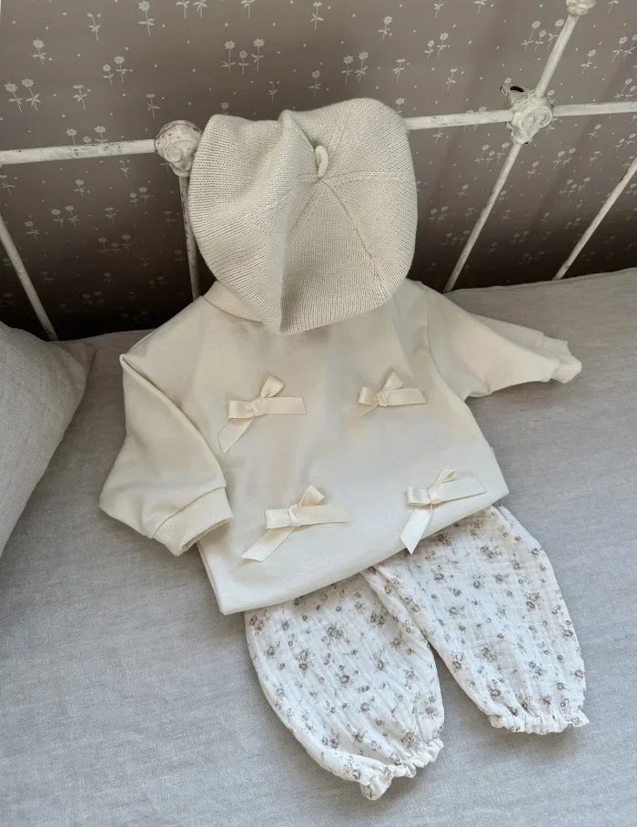 Organic Cotton Baby Pants – Soft Muslin Print